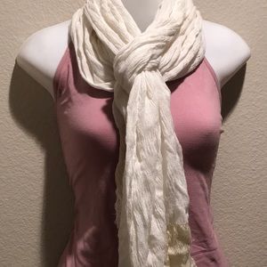 New with defect Calvin Klein fringe scarf